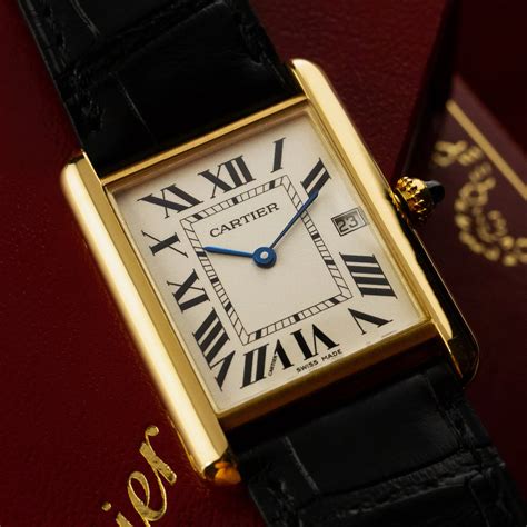 original cartier watches|old cartier tank watch.